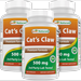 3 Pack Best Naturals Cat s Claw 500 mg 240 Capsules