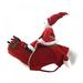 Christmas Dogs Santa Cosplay Outfit For Carnival Pet Costumes Apparel Party