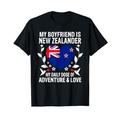 My Boyfriend Is New Zealander Girlfriend New Zealand Flag T-Shirt