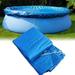 Multitrust Round Swimming Pool Cover Blue for 6 8 10 12 15Ft Diameter Easy Set Swimming Pool Cover Frame Pool Cover Rainproof Dust Cover