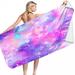 QISIWOLE Microfiber Sand Free Beach Towel Quick Fast Dry Oversized Lightweight Big Large Towels for Travel Pool Swimming Bath Camping Adult Women Men Sky Beah Towel 30â€�x60â€�