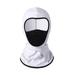 Winter Ski Beanies Full Face Cover Men Warmer Balaclava Cap Thermal Liner Face Cover Breathable WHITE