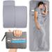 Sleeping Bag Liner - Adult Sleep Sack & Travel Sheets - Travel Sleep Sack for Backpacking Hotels & Hostels - Lightweight Single & Double Camping Sleeping Bag Liners - Comfortable Camping Sheets