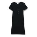 MAMA.LICIOUS Damen MLMIRA SOLID JRS Nightgown 2F A. E. NOOS Nachthemd, Schwarz, S