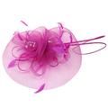 Fascinators Kentucky Derby Hut Kopfbedeckung Organza Fedora Hut Zylinder Schleier Hut Pferderennen Cocktail eleganter Vintage mit Federschleifen Kopfbedeckung Kopfbedeckung