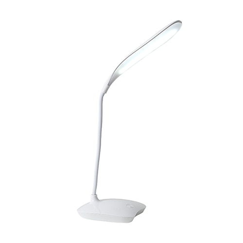 Tischleuchte / Schreibtischlampe / Lese Lampe Augenschutz / Verstellbar Einfach / Moderne zeitgenössische Eingebaute Li-Batterie angetrieben Für Schlafzimmer / Studierzimmer / Büro PVC Weiß Image