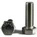 3/4-10 x 5 Hex Head Cap Screws Stainless Steel 18-8 Plain Finish (Quantity: 10 pcs) - Coarse Thread UNC Fully Threaded Length: 5 Inch Thread Size: 3/4 Inch