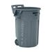 Rubbermaid Wheeled Brute 44 Gallon Heavy Duty Plastic Garbage Can Great for Indoor and Outdoor Use.