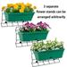 CERBIOR Vertical Planter Outdoor Garden Wall Elevated Raised Bed Flower Herbsï¼ŒGreen