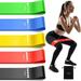 Resistance Bands Exercise Workout Bands for Women and Men 5 Set of Stretch Bands for Booty Legs Pilates Flexbands