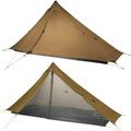 QCAI Lanshan Ultralight Tent 3-Season Backpacking Tent for 1-Person or 2-Person Camping Trekking Kayaking Climbing Hiking