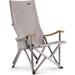 QCAI Hi1600 Folding Camping Chairs for Outside High-Back Heavy Duty Camping Chair for Adults Portable Chairs with Shoulder Strap for Outside Patio Living Room 600 LBS 10 Year Warranty
