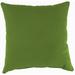 Jordan Manufacturing Sunbrella 16 x 16 Spectrum Cilantro Green Solid Square Outdoor Throw Pillow