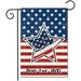 HGUAN God Bless America 4th of July Garden Flag Vertical Double Sided Blue Red Star Independence Day Memorial Day Yard Outside DÃ©cor