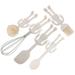 Baking Tool Set Butter Spreader Human Shape Gadget Dough Scraper Silicone Spatula Blender Egg Beaters Kitchen Silica Gel