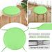 Pengzhipp Seat Cushion Round Garden Chair Pads Seat For Outdoor Bistros Stool Patio Dining Room Four Ropes Soft Cozy Home Textiles Green