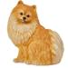 Zhuge Garden Sculptures Cute Pomeranian Statue Handmade Outdoor Garden Decoration Simulation Puppy Sculpture Resin Crafts Garden Statuary for Patio Yard Art Decor (Color : A)