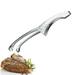 Stainless Steel Kitchen Tongs for Cokking Barbecue Turners BBQ Tweezer Metal Stainless Steel Food Clip