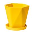 Banzch Planters for Indoor Plants Flower Pots Flower Pot Balcony Thicken Large Resin Pot Plastic Flower Household Patio & Garden Solar Flower Pot Lamp Post