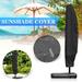 TOPUUTP Outdoor Patio Umbrella Cover: Durable Offset Market Parasol Protection WeatherResistant Material