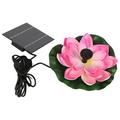 Lotus Flower Solar Water Pump Landscaping Floating Solar Bird Bath Fountain