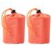 2 Pcs Cold Weather Survival Camp Sleeping Bag Storage Bags for Adults Sack Emergency Compression Aldult Nylon