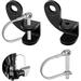 Bicycle Trailer Hitch for Children Universal Bicycle Trailer Hitch 2 Pcs Support Trailer Hitch Attachment Bicycle Accessory with U-shaped Buckle for Foldable Children s Bike Trailer Dog Cargo