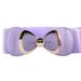 IDALL Belts for Women Western Belts Women Fashion Bowknot Buckle Waistband Wide Elastic Stretch Waist Belt PP Baseball Belt Purple