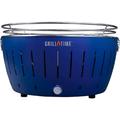 QCAI Tailgater GTX Portable Charcoal Grill Perfect for Camping Accessories Tailgating Outdoor Cooking RV Boats Travel Lightweight Compact Small BBQ Accessories (16 Inch Blue)