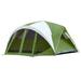 MOWENTA 6 Person Camping Dome Tent with Large Screen Room and Removable Rainfly Waterproof Easy Set up for Family Camping Hiking Green