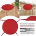 Pengzhipp Seat Cushion Round Garden Chair Pads Seat For Outdoor Bistros Stool Patio Dining Room Four Ropes Soft Cozy Home Textiles Red