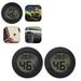 2PCS Mini Digital LCD Thermometer Hygrometer Round Shape Temperature Humidity Meter for Reptile Box Baby Room Office Car -50~70Â°C Range 10%~90% Humidity Portable Accurate ABS Material