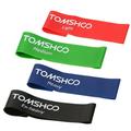 TOMSHOO Resistance Band Bands Loops Bands Resistance Loop Bands Set Of 4 Loop Bands Loops Workout Bands Therapy Of 4 Resistance 4 Resistance Loop Therapy Fitness Therapy Loops Bands Workout Zdhf