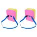 Set of 2 Handles Kids Swimming Belt Toddler Float Training Board Portable Purple Eva Men Women