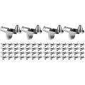 Kitchen Cabinet Shelf Pegs Clips for Shelves Holder Brackets Stabler Steady Cupboard Zinc Alloy 60 Pcs