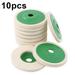 10PCS Felt Polishing Wheel Round Polishing Pad Angle Grinder Grinding Wheel