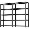 NLIBOOMLife Garage Shelving Heavy Duty Shelves 72 Adjustable Shelves for Garage Heavy Duty 2450lbs Load Capacity Garage Rack 72 H X35.5 W X 16 D