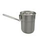 Andoer Stainless steel cup Portable Pot 1l With Lid Handle Pot 1l With Lid Handle Picnic Stainless Steel Coffee Portable Pot 1l With Lid Steel Coffee Portable Cup Mewmewcat Buzhi Siuke Tubbek