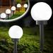 Stiwee Newest Tech Home Lighting Solar Light Circular Ball White LED Light Courtyard Garden Outdoor Solar Light