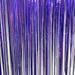 2 Pack Metallic Tinsel Foil Fringe Door Curtains for Birthday Party Wedding Photo Backdrop Hanging Decorations 3.28ft x 6.56ft Purple