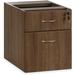 Lorell Essentials Series Walnut Hanging Pedestal - 2-Drawer 1 Each