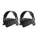 Exercise Stationary-Bike-Pedals with Straps - Fitness Bike Pedals Replacement Parts for home and gym Indoor - Short 1/2