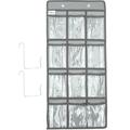 12 Compartment Storage Hanger Sock Organizer Child Bag Cell Phone Oxford Cloth Pvc Clothes Rack Jewelry