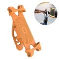 Universal Bike Motorcycle Bicycle Phone Holder Mount Silicone Handlebar Rack for iPhone XS Max/XS/XR/X/8/7 Plus Galaxy S10e/ S10/S10+/S9/S8 Plus 4.5 -6.0 Phones Ideal for ATV Road Mountain Bikes
