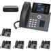 Ring-U Hello Hub - 6 Executive Phone (WiFi + Bluetooth) Small Business PBX/VOIP Phone System Bundle. Ring-u Telephone Service Required.