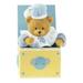 Adorable Baby Bear with Pacifier Music Box-Blue