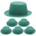 6pcs Tiny Cowboy Hats Miniature Cowboy Hats Kids Doll Dress Up Hat Toys Party Supplies