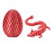 3D Printed Loong Eggï¼ŒContain Egg and Loong PLA 3D Printed Ornaments