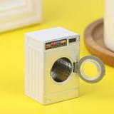 1:12 Dollhouse Miniature Washing Machine Home Appliance Laundry Model Decor Toy