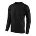 Troy Lee Designs Skyline Solid Mens LS MTB Mountain Bike Jersey Black XL